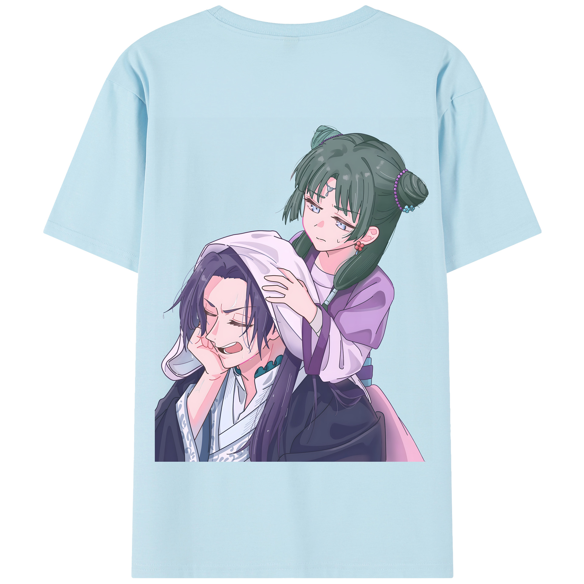 （画像用） 薬屋のひとりごと The Apothecary Diaries 綿100％半袖Tシャツ（背面プリント）